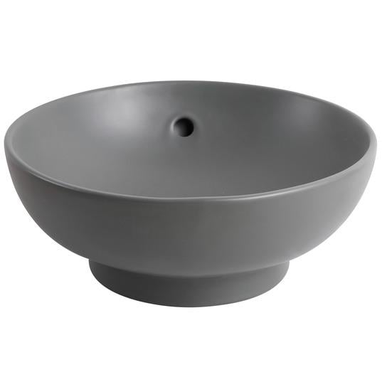 Умивальник накладний MIXXUS Topper MP6649 410x410x165 мм Графітовий (167418)