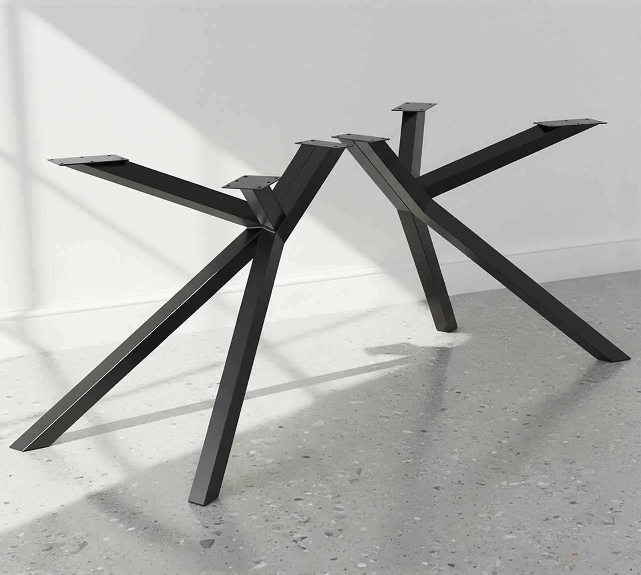 Каркас двойной для стола из металла INSTIGO 1860х750 мм H 725 мм 2 шт. Черный (1001)