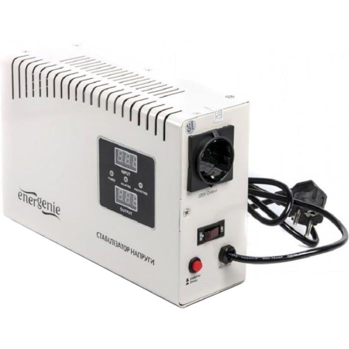 Стабилизатор напряжения ENERGENIE EG-AVR-DW1000-01 1000VA Relay White (24869072) - фото 2