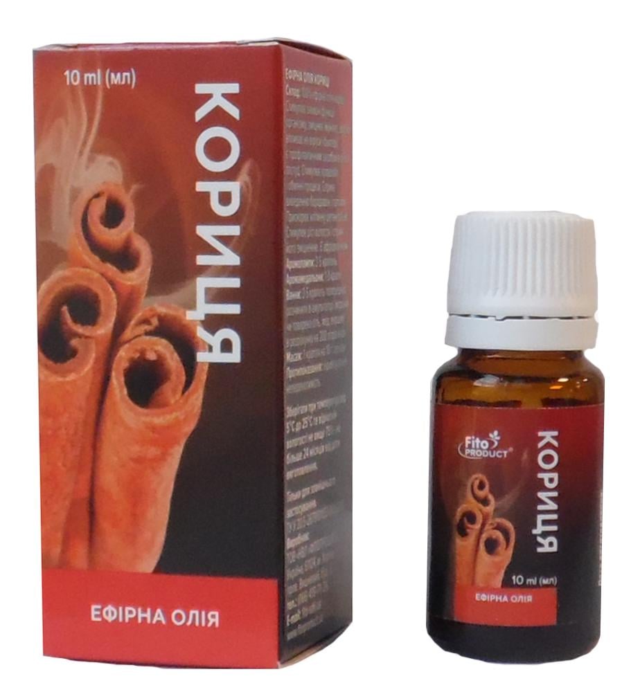 Эфирное масло Фитопродукт Корица профилактика простуды 10 мл (4820159302017)