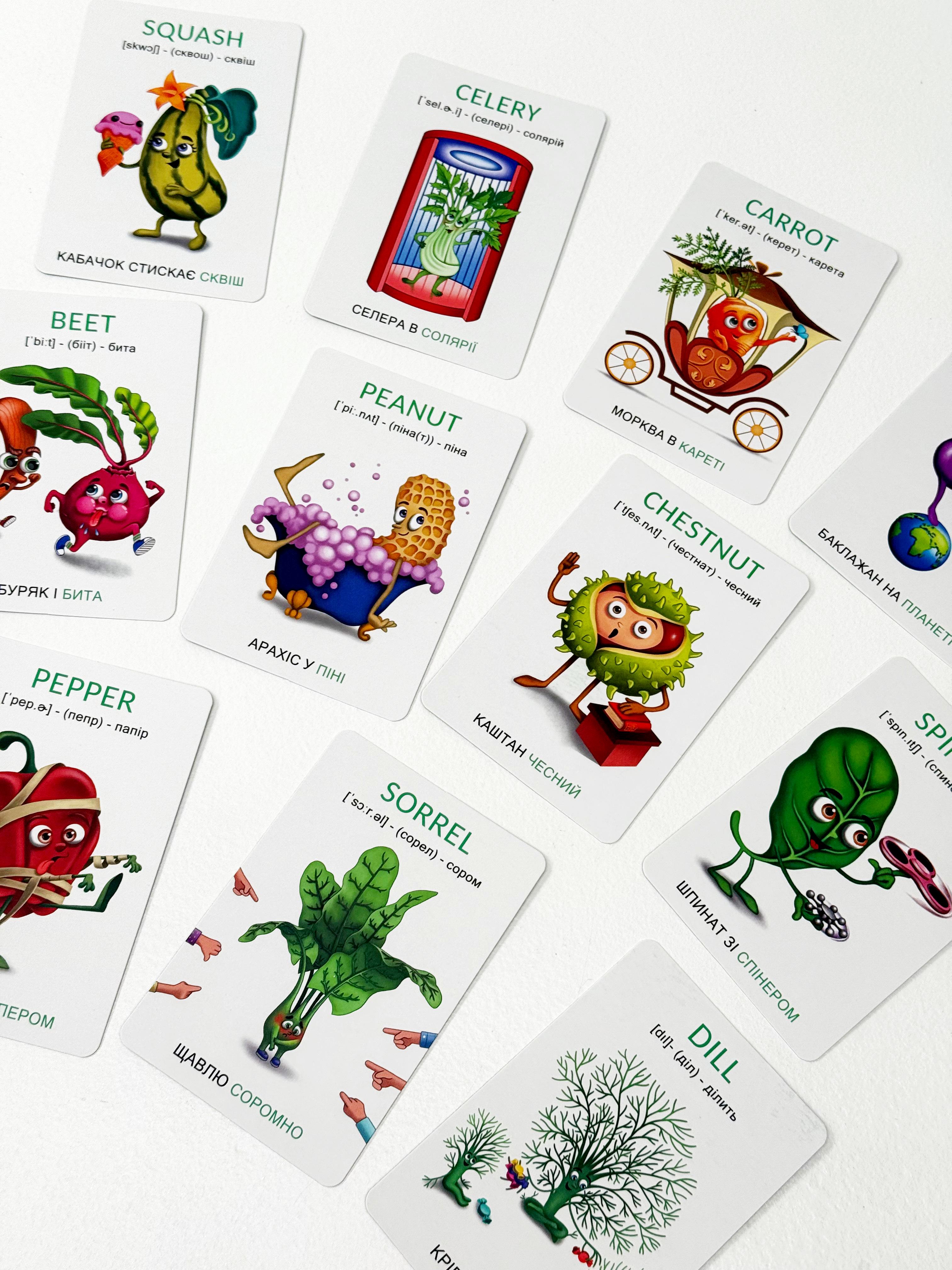 Мнемокарты EasyLearn Выпуск 2 Плоды и овощи (EL-FV1) - фото 14