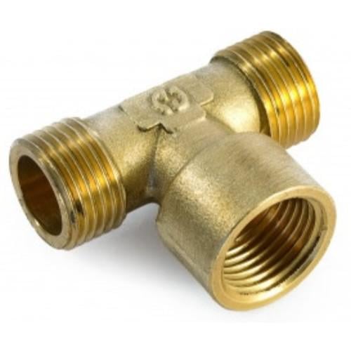 Тройник General Fittings РЗВЗ 1/2" латунь (270012H040404A) Тройник General Fittings РЗВЗ 1/2" латунь (270012H040404A)