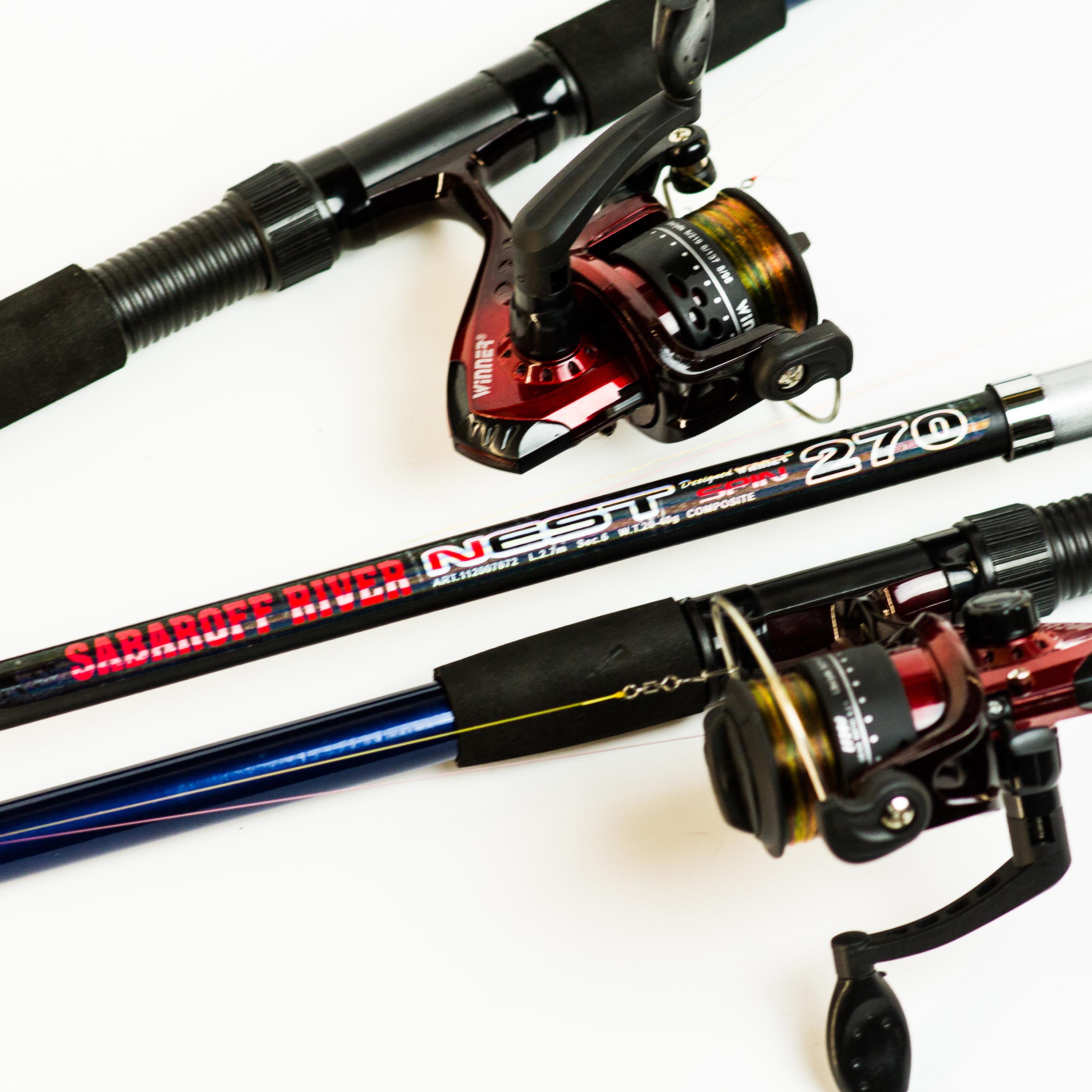 Спиннинги SR 2,7 м с катушками в сборе 3 шт. - фото 3