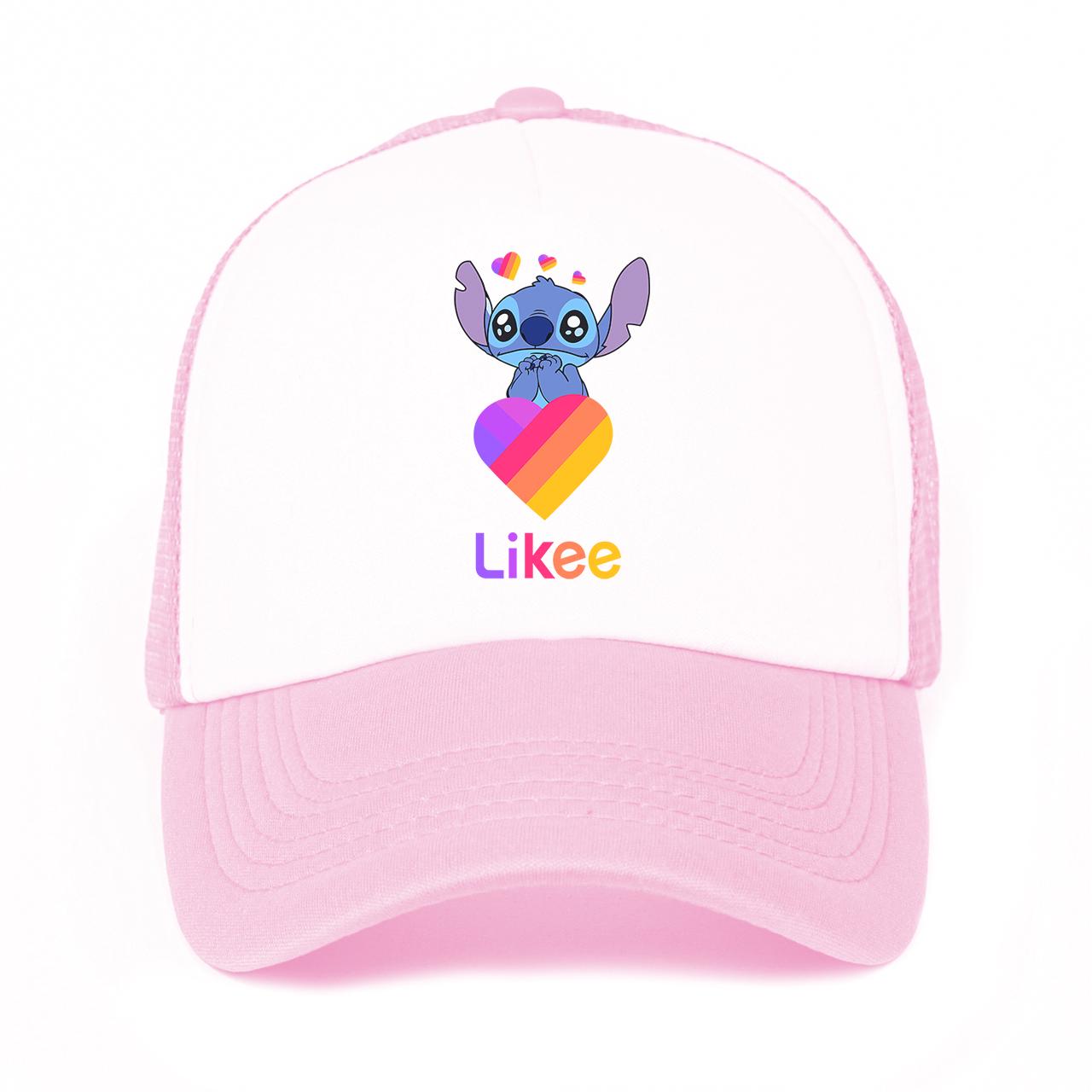 Кепка тракер детская Stitch Likee Розовый (33404-1596-PK)