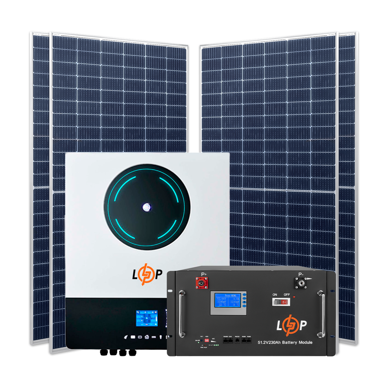 Комплект СЭС 11kW АКБ 11 77kWh литий 230 Ah Премиум плюс