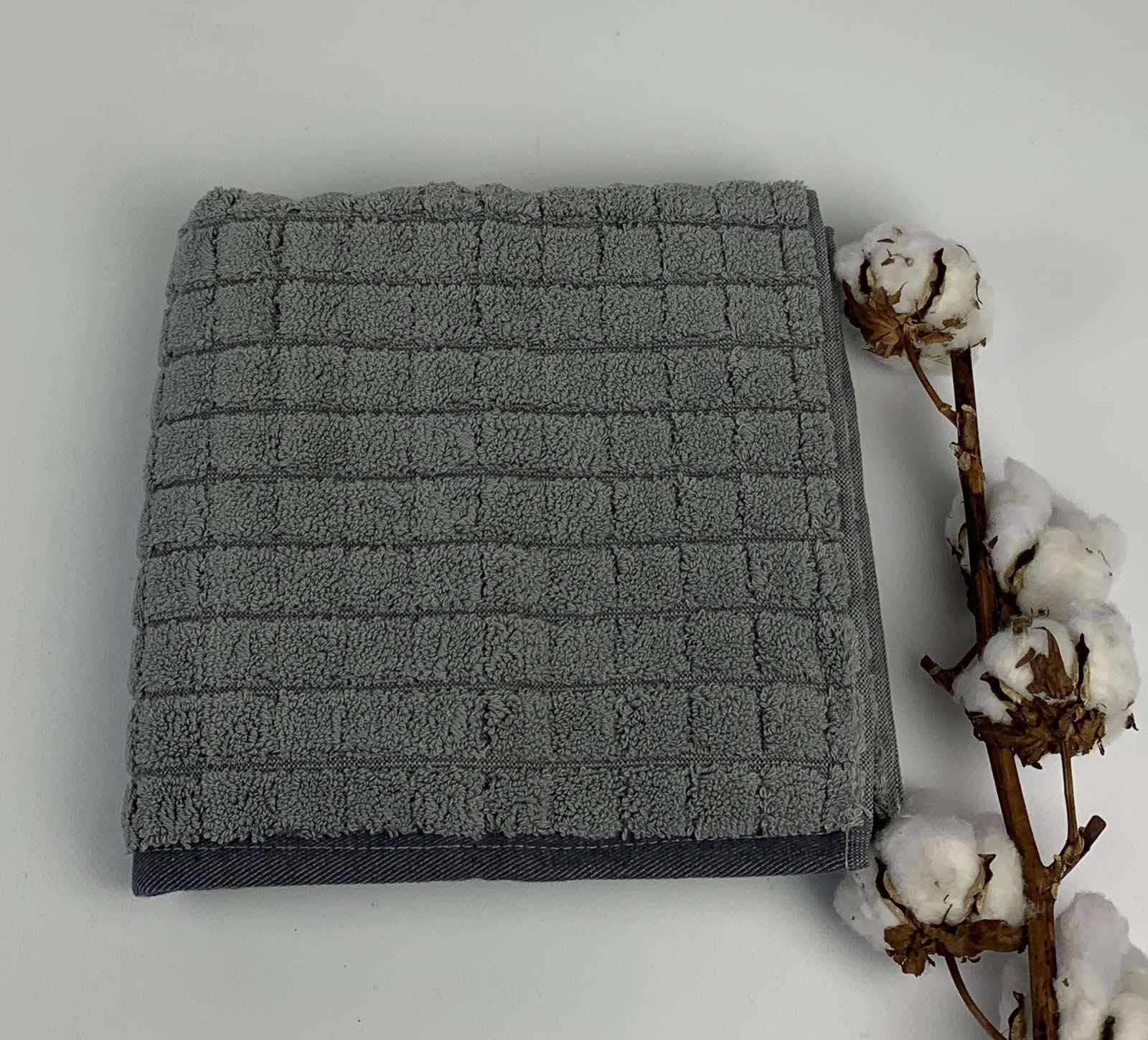 Рушник Pupilla Arya Model-2 50x90 см Сірий (CN31442) - фото 1 Рушник Pupilla Arya Model-2 50x90 см Сірий (CN31442) - фото 1