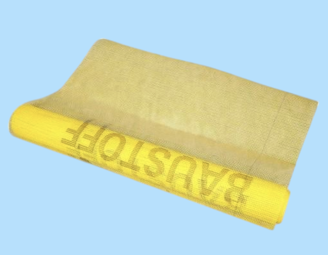 Стеклосетка фасадная штукатурная Baustoff Premium просиликонированная M160 160 г/м2 10 м2 4х4 мм Желтый (1022) - фото 2