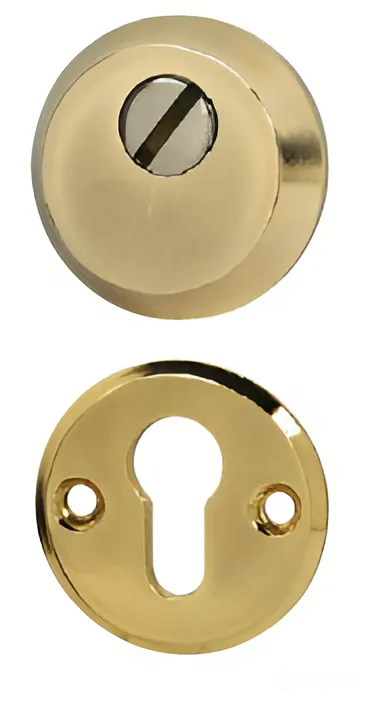 Броненакладка для циліндра Siba S400 Латунь полірована (S400 BP) Броненакладка для циліндра Siba S400 Латунь полірована (S400 BP)