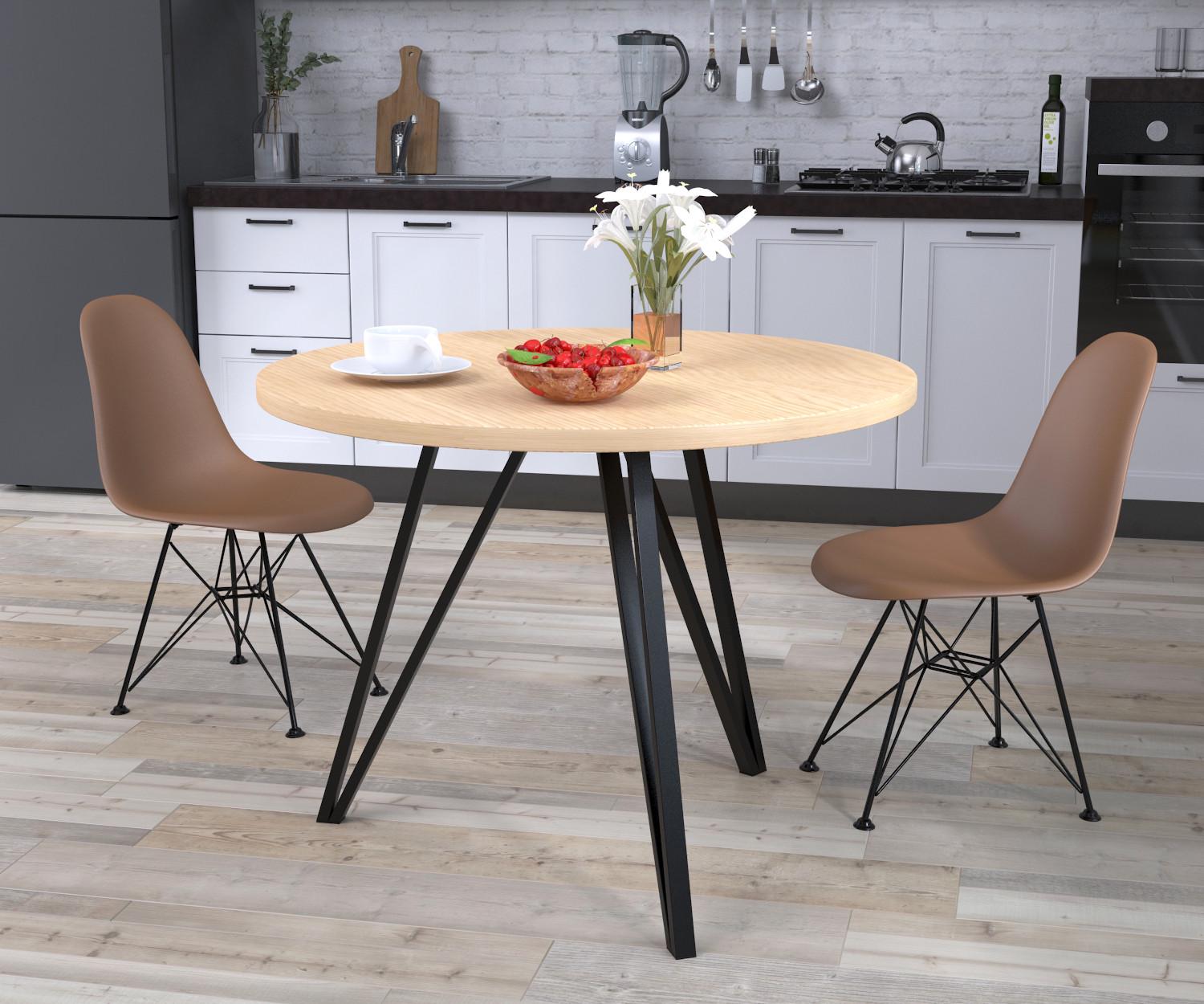 Стіл обідній Loft design Ліма Дуб Борас