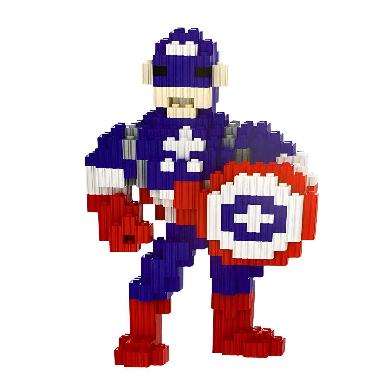 Конструктор Magic Blocks Капитан Америка 1031 деталь (7249)