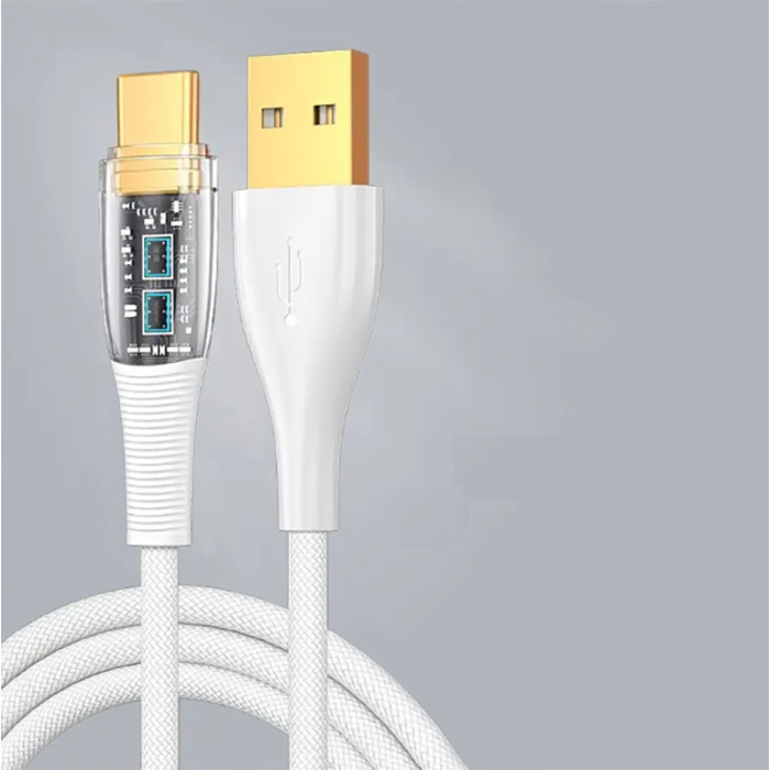 Кабель зарядный UWarmSof USB to Type-C 1,2 м Белый (23263621)