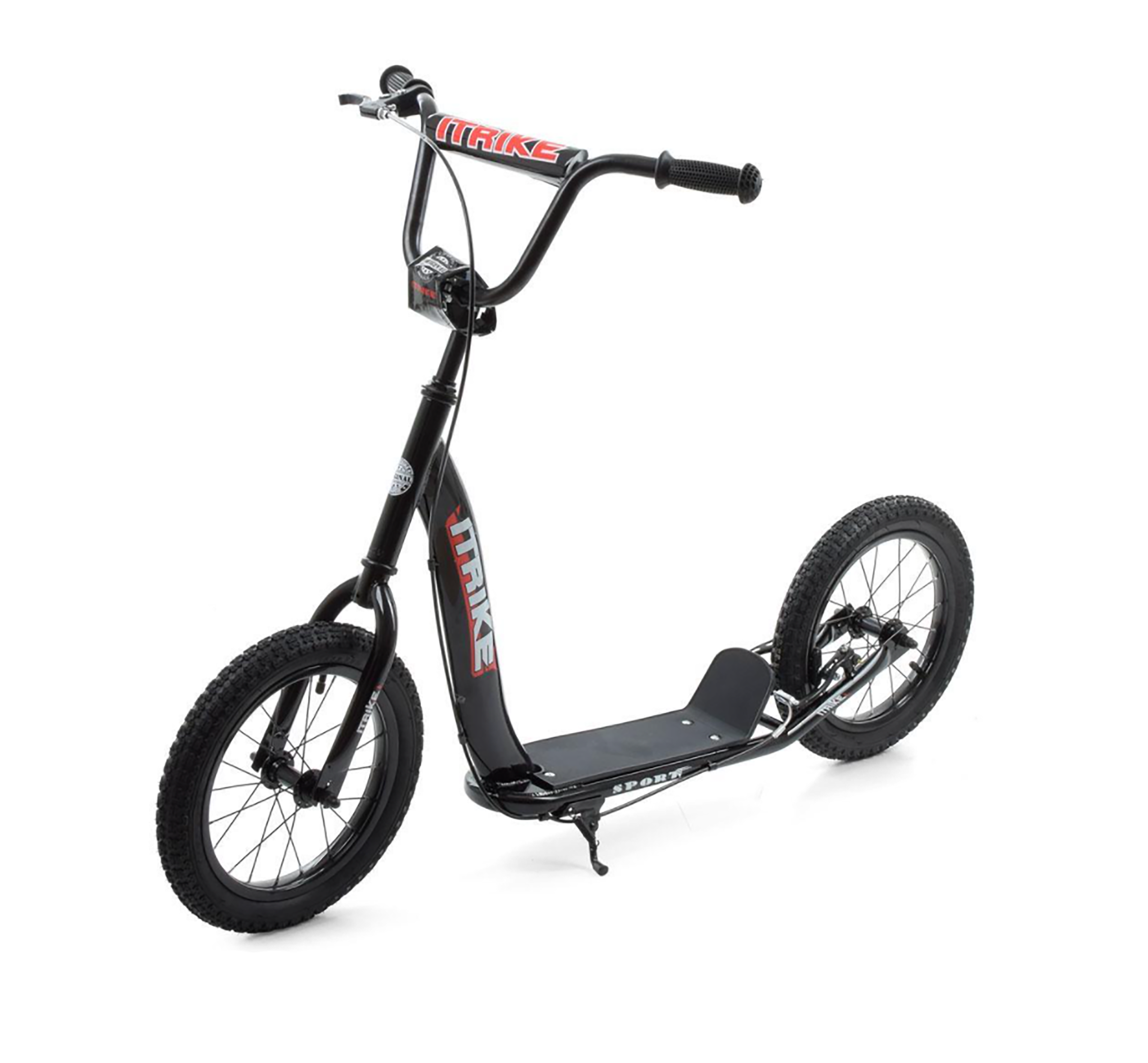 Самокат городской ITrike SR 2-043 двухколесный Черный (SUN6685)