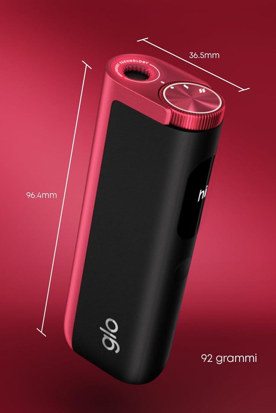 Система нагрівання тютюну GLO HYPER PRO Чорний/Червоний (5G002) - фото 8