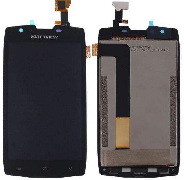 Дисплейний модуль Liquid Crystal Display/Touchscreen для Blackview BV7000 Чорний (000050544)