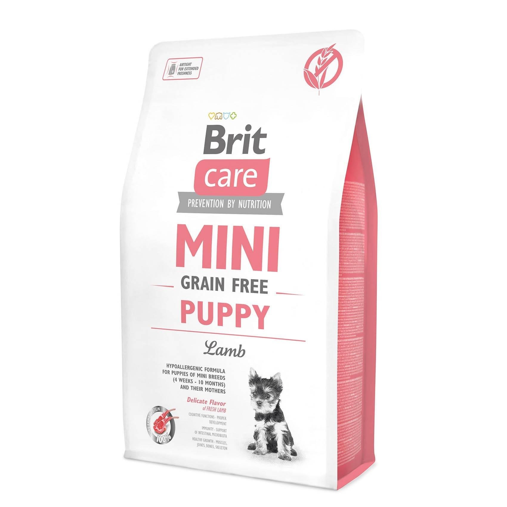 Сухий корм для цуценят мініатюрних порід Brit Care Grain free Mini Puppy Lamb беззерновий з ягням 2 кг (8595602520138)