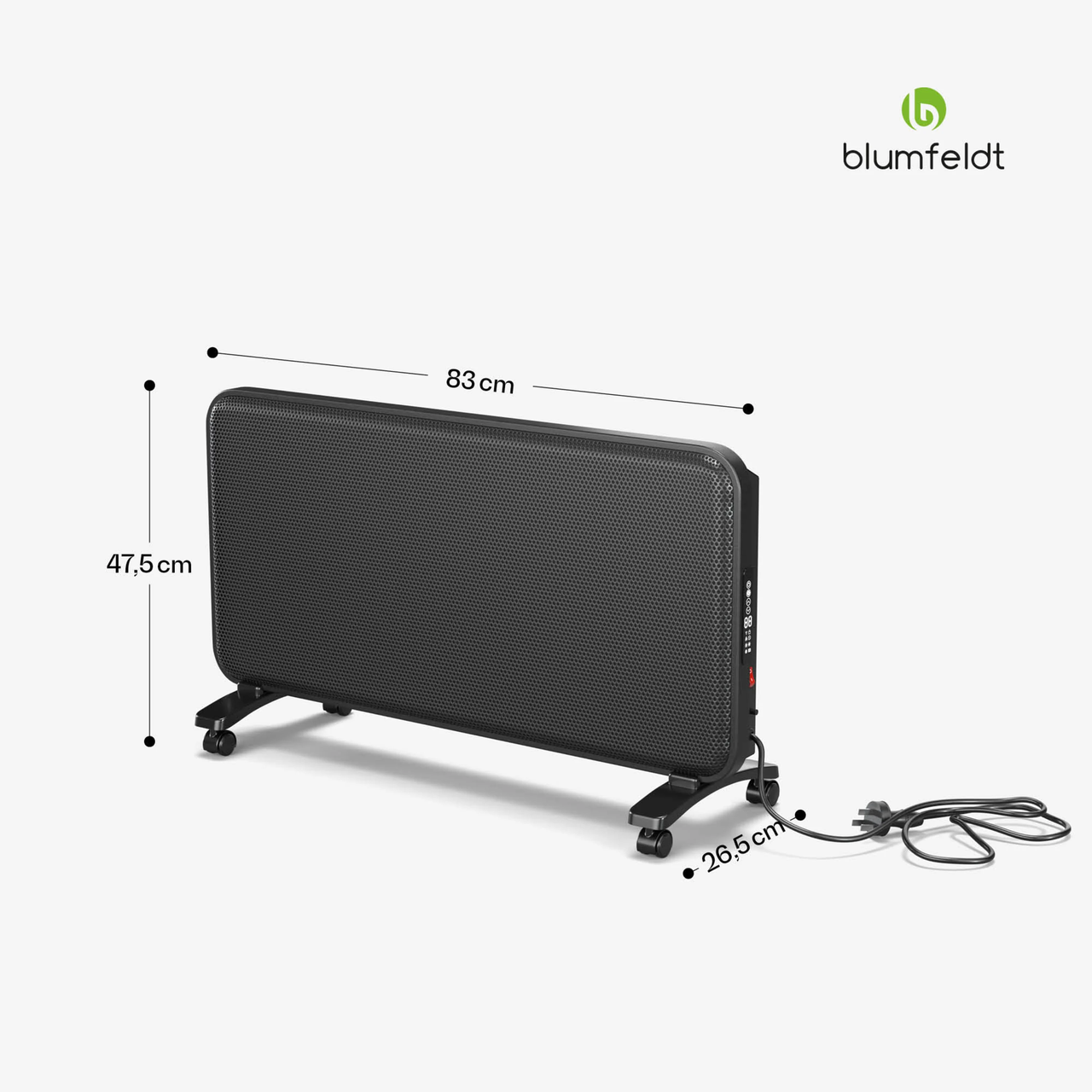 Нагрівач інфрачервоний Blumfeldt SwiftWave 2000 Вт - фото 4 Нагрівач інфрачервоний Blumfeldt SwiftWave 2000 Вт - фото 4