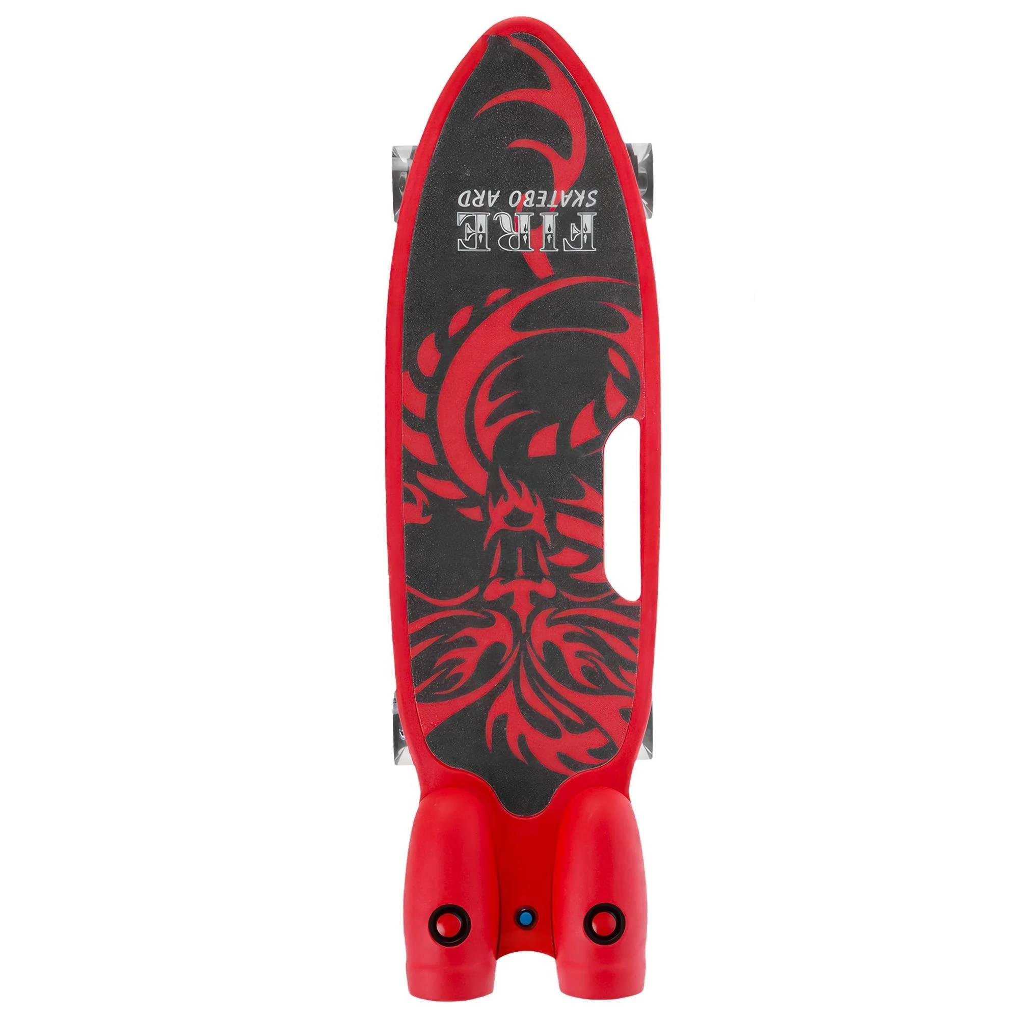 Скейтборд з ефектом диму колеса зі світловими та музичними ефектами Fire Skatebo Art Червоний (НКП) Скейтборд з ефектом диму колеса зі світловими та музичними ефектами Fire Skatebo Art Червоний (НКП)