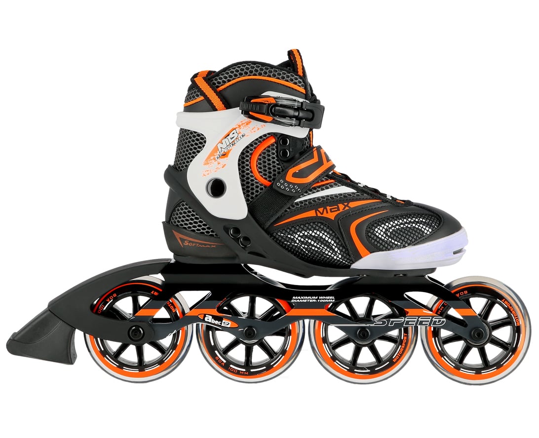 Роликові ковзани Nils Extreme NA1060S р.39 Black/Orange - фото 5