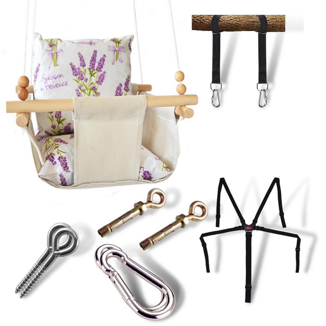 Детская качеля Infancy Лаванда Молочный (10142402) Детская качеля Infancy Лаванда Молочный (10142402)