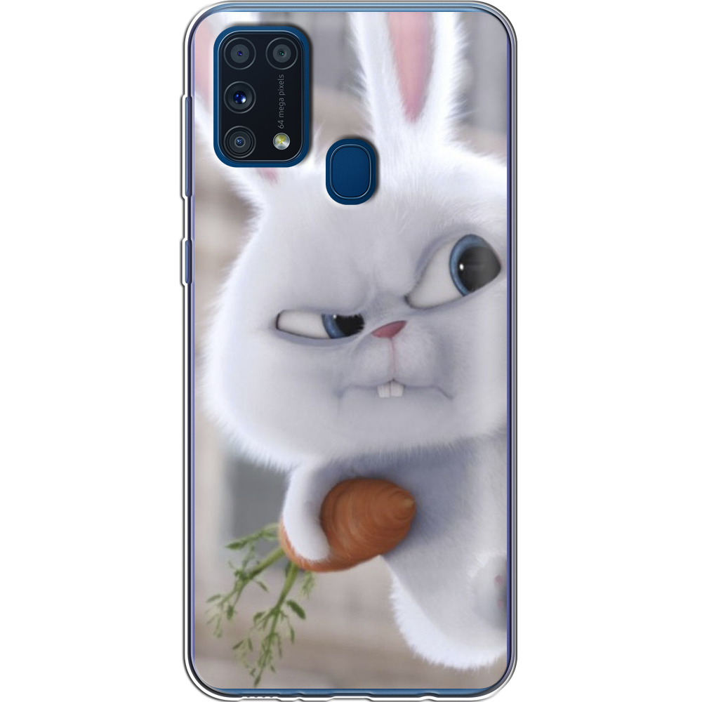 Чехол Boxface Samsung M315 Galaxy M31 Rabbit Snowball Прозрачный силикон (39091-up1116-39091)