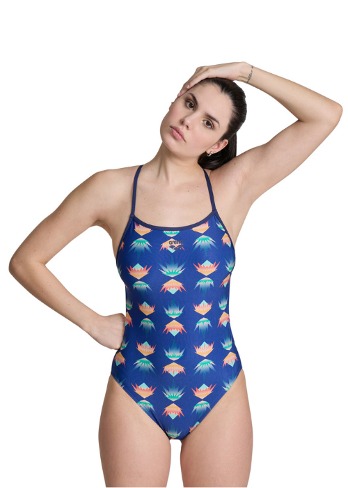 Купальник женский Arena desert vibes swimsuit booster Navy 006638-750 р. 32 Синий (3468337058052)