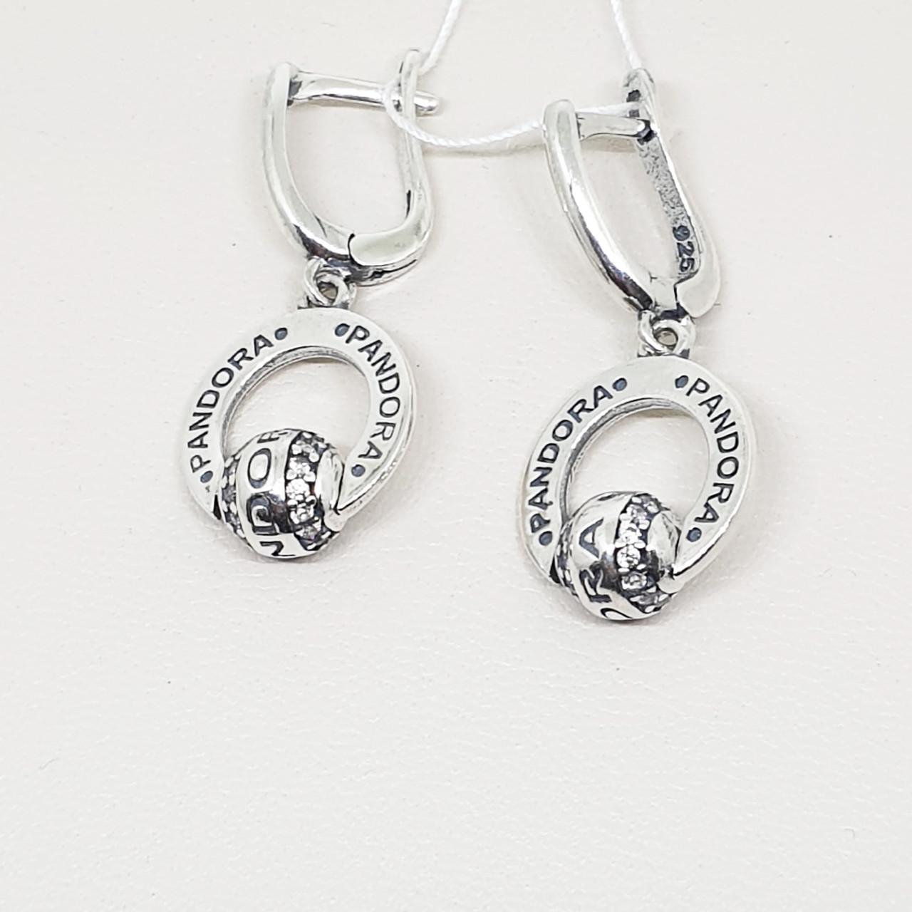 Серьги серебряные Пандора 8,19 г (1562255099)