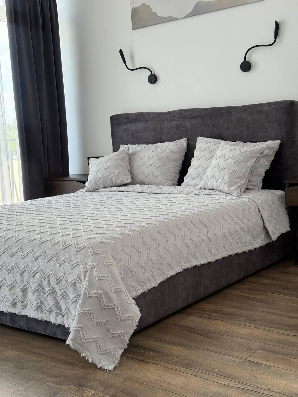 Покрывало Хельга 200x250 см Серый (20774-8-200x250cm) - фото 2