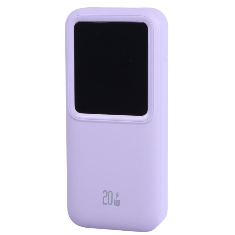 Повербанк Usams Digital Display 20W 20000 mAh Purple (US-CD212)