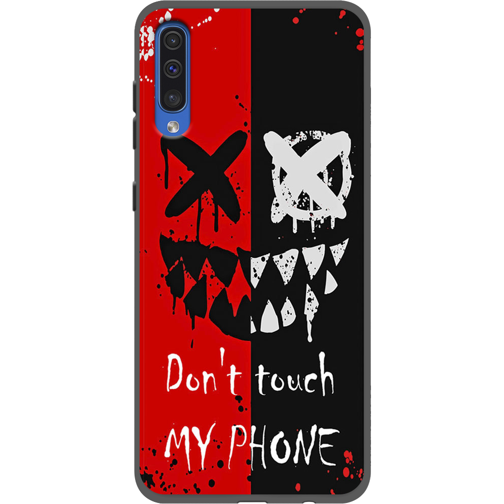 Чехол BoxFace Samsung A505 Galaxy A50 Bad Smile Черный силикон (36417-up2468-36628)