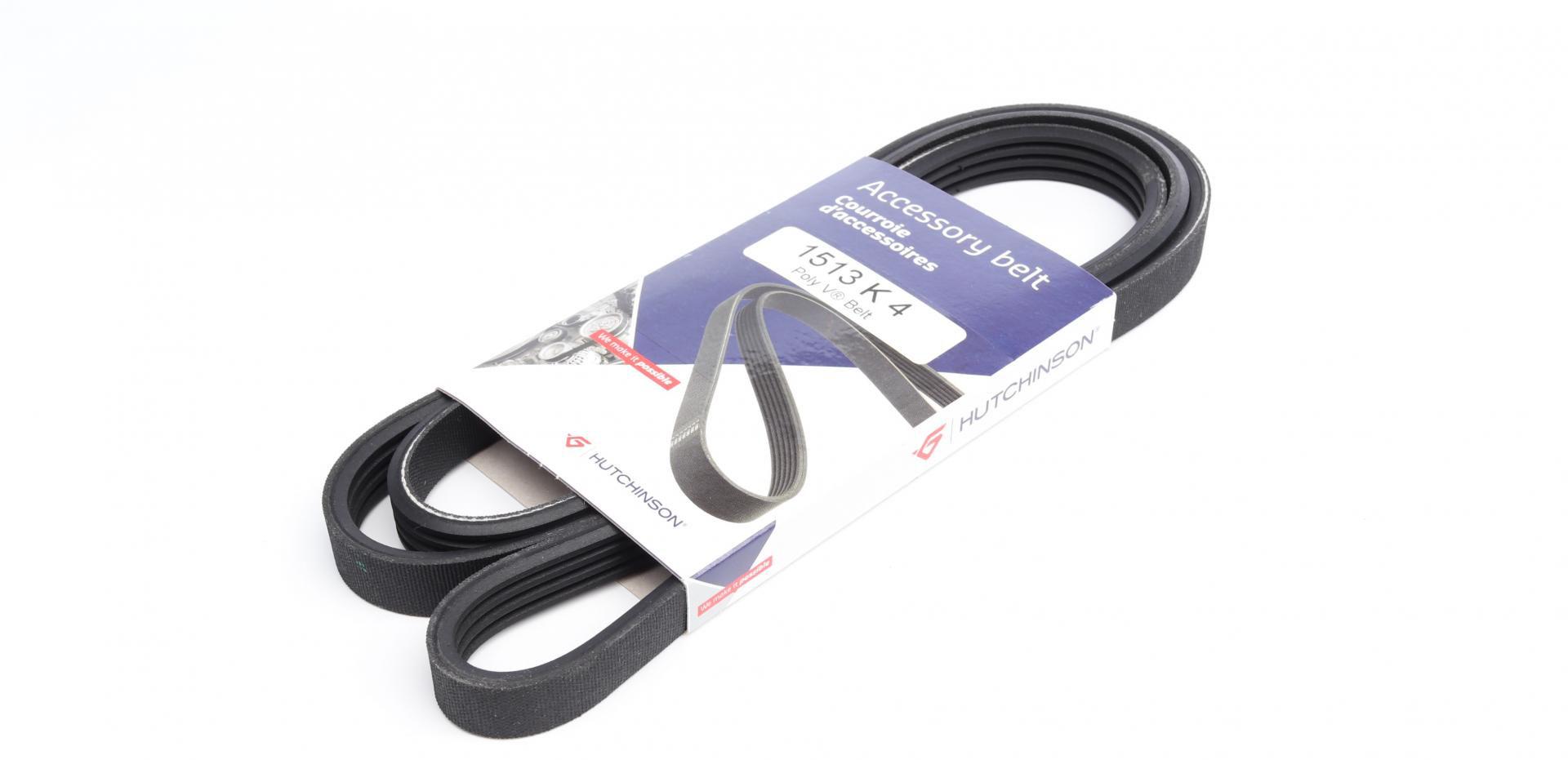 Ремень генератора HUTCHINSON Ford Transit 2.5Di/TD 91-00 (1513 K 4)