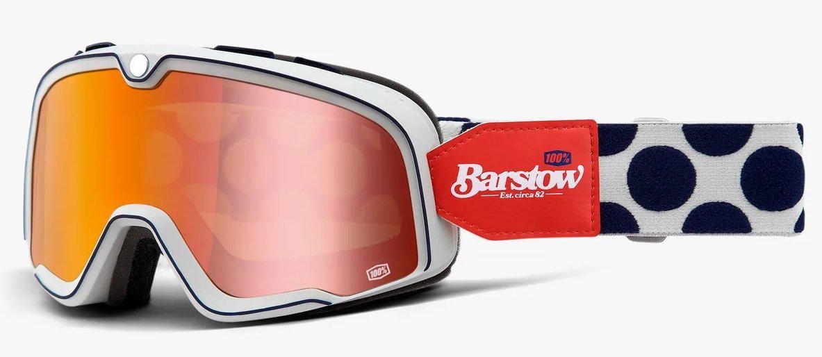 Мотоочки 100% BARSTOW Goggle Hayworth/Flush Red Lens/Mirror Lens (20242)