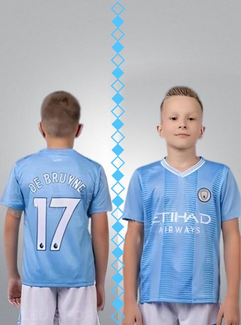Форма футбольна дитяча Lion De Bruyne 17 Manchester City 2024 р. 20 115-125 см Блакитний (MA-2250-20) - фото 2 Форма футбольна дитяча Lion De Bruyne 17 Manchester City 2024 р. 20 115-125 см Блакитний (MA-2250-20) - фото 2