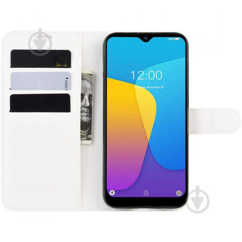 Чехол-книжка Litchie Wallet для Doogee Y8C White (hub_eQAr88688) - фото 4