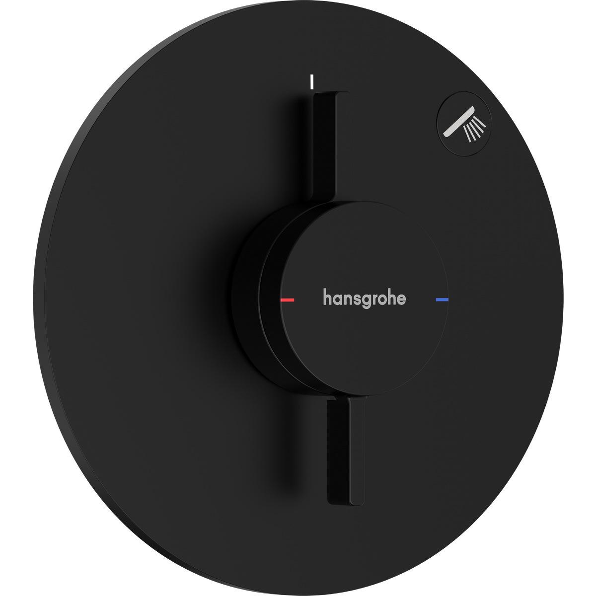 Внешняя часть смесителя без скрытой части Hansgrohe DuoTurn S 75618670 Черный (234345)