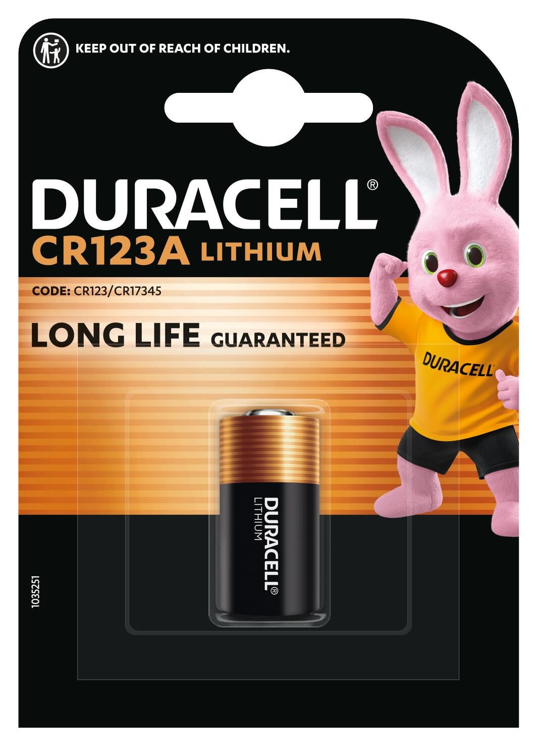 Батарейка Duracell CR123 Lithium 3v (33829819)
