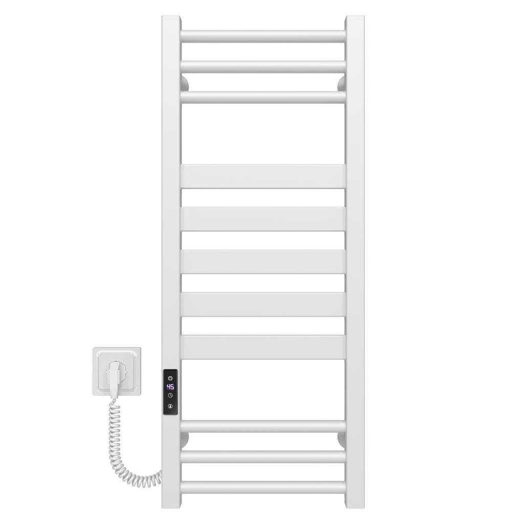 Полотенцесушитель электрический HeatPro Vivian P11 углеродистая сталь/левостороннее подключение 800x300 мм Белый (BH-VV80030011EWL)