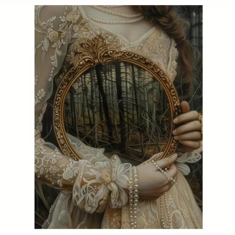 Постер Dark Forest Mirror на полотні (PT-DF-001122)
