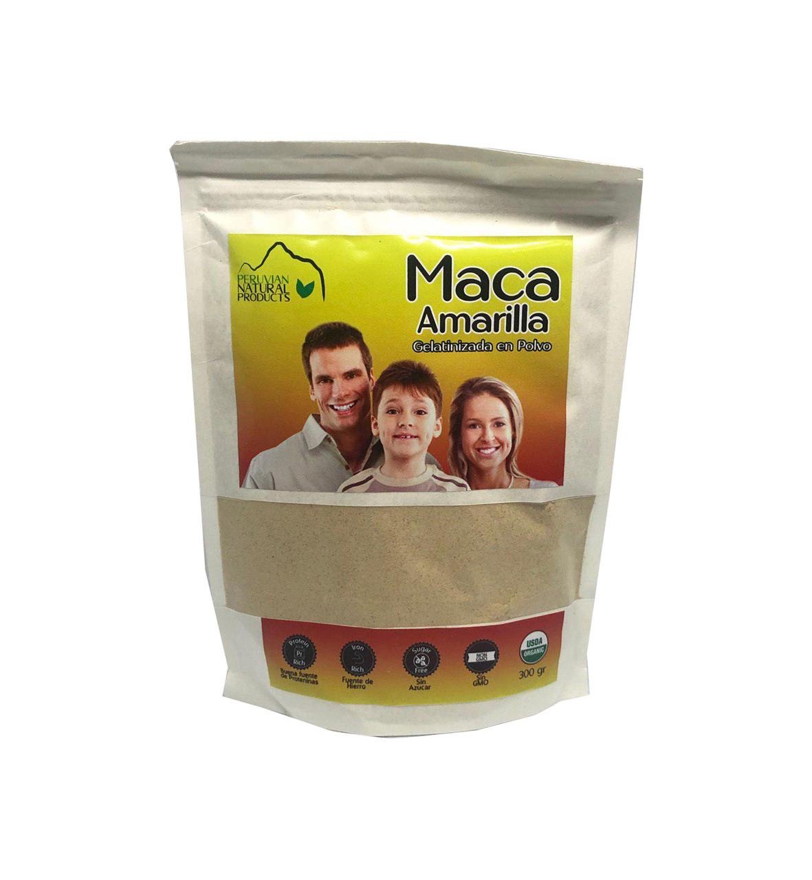 Біодобавка Peruvian Natural Products Маку порошок 300 г Жовтий (К602)