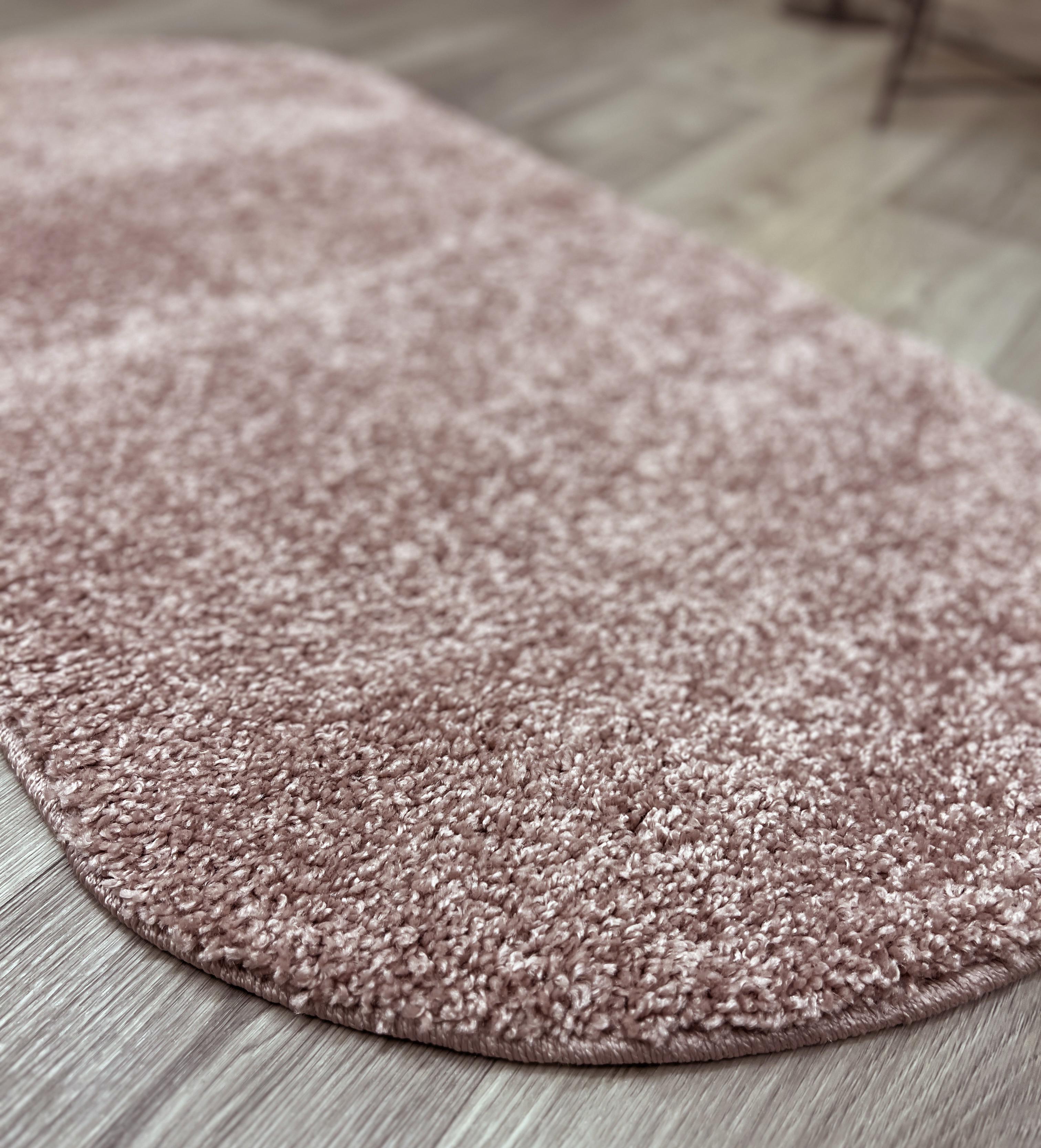 Килим з довгим ворсом Shaggy Karat Fantasy овал 50x80 см Рожевий (12500/75RО05) - фото 4 Килим з довгим ворсом Shaggy Karat Fantasy овал 50x80 см Рожевий (12500/75RО05) - фото 4