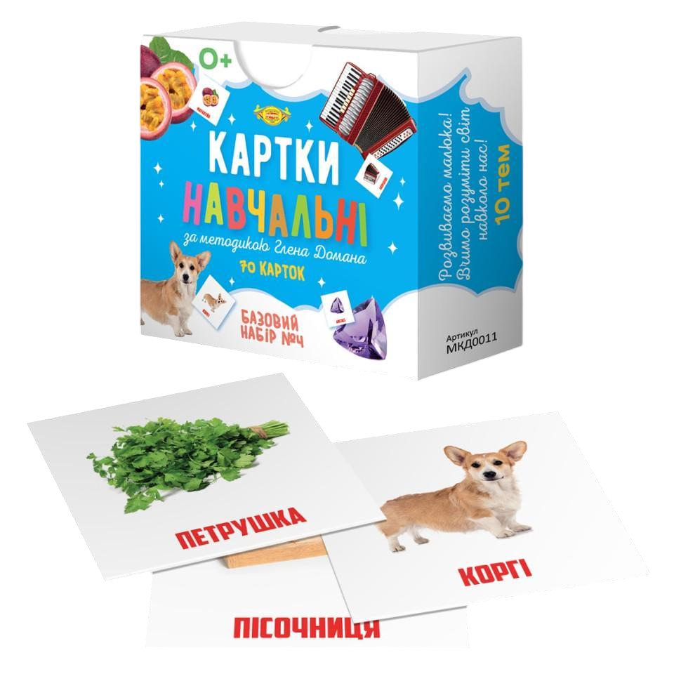 Картки навчальні Глена Домана №4 Майстер укр (MKD0011)