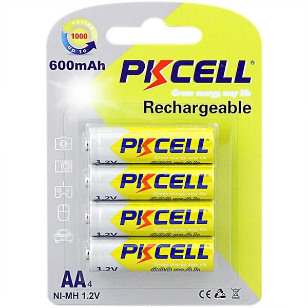 Аккумулятор PKCELL AA AA600-2B 600 mAh 1,2V Ni-MH 2 шт. (587263)