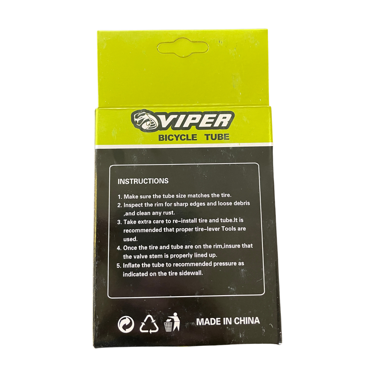 Камера велосипедна Viper 26х2,10/2,40 (8ef7b6cb) - фото 2