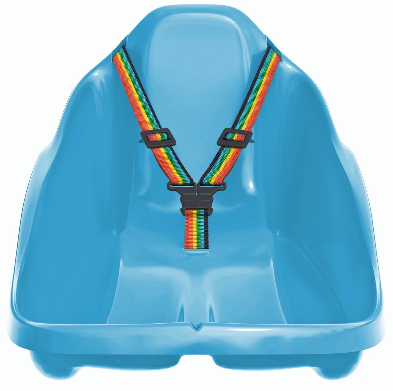 Санки с удобной спинкой и ремнями безопасности Prosperplast Topo (CNT00011419) - фото 2