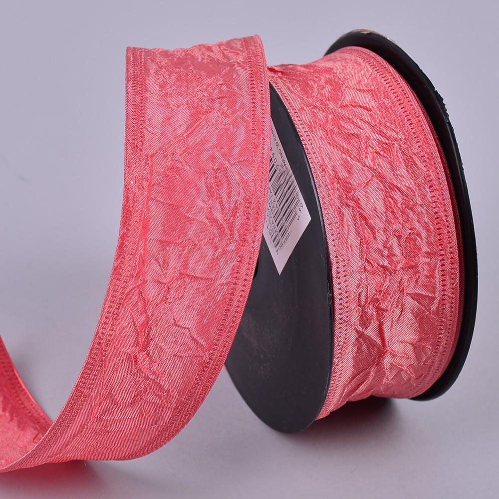 Лента тафта жатая 4 см 10 ярдов Пастельный (1491-68)