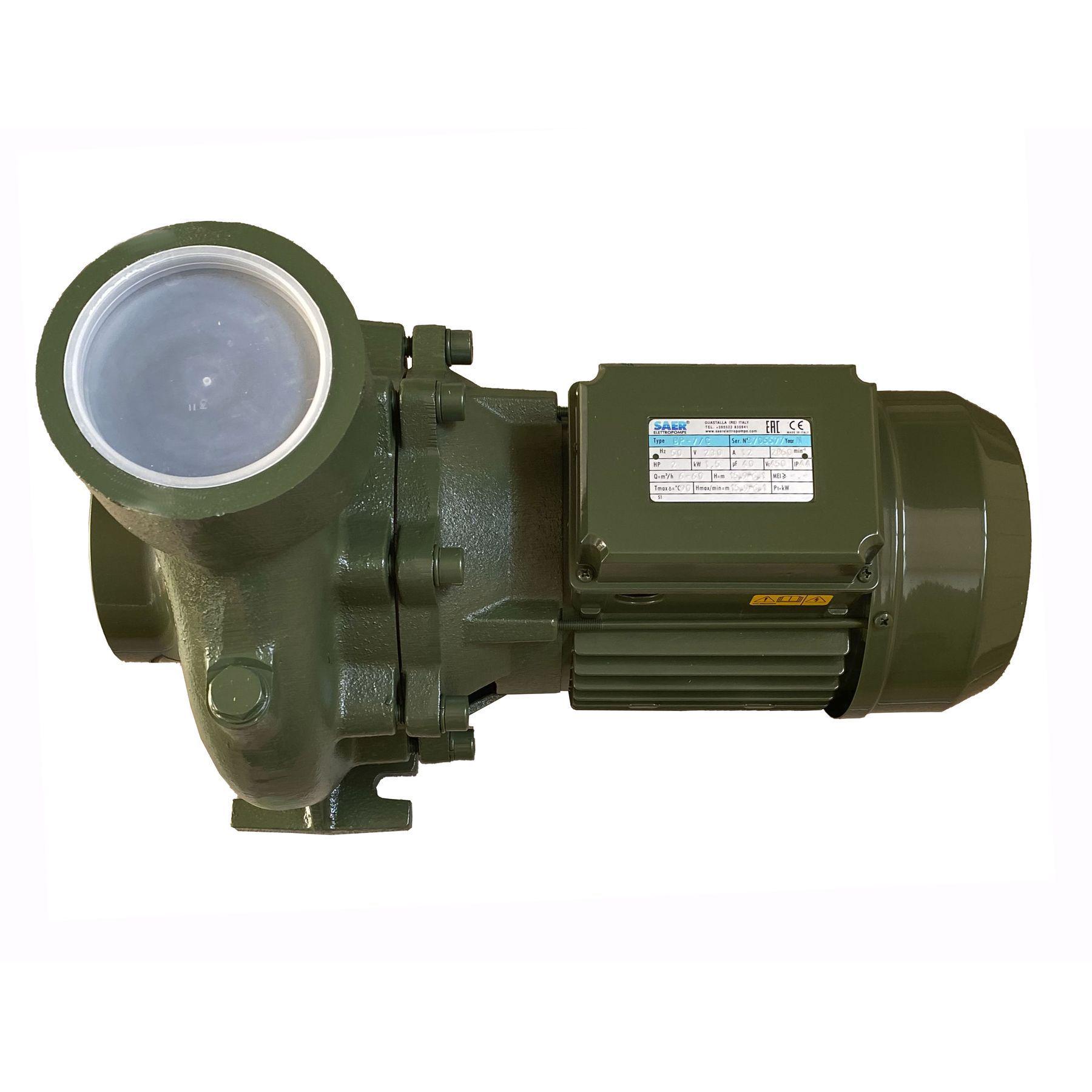 Насос центробежный SAER Elettropompe BP-7C 1,5 кВт 60,0 м3/ч 15,9 м однофазный