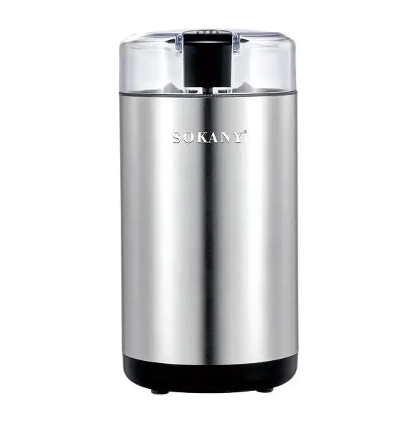 Кавомолка електрична Sokany SK-04014 150 Вт 50 г Хром