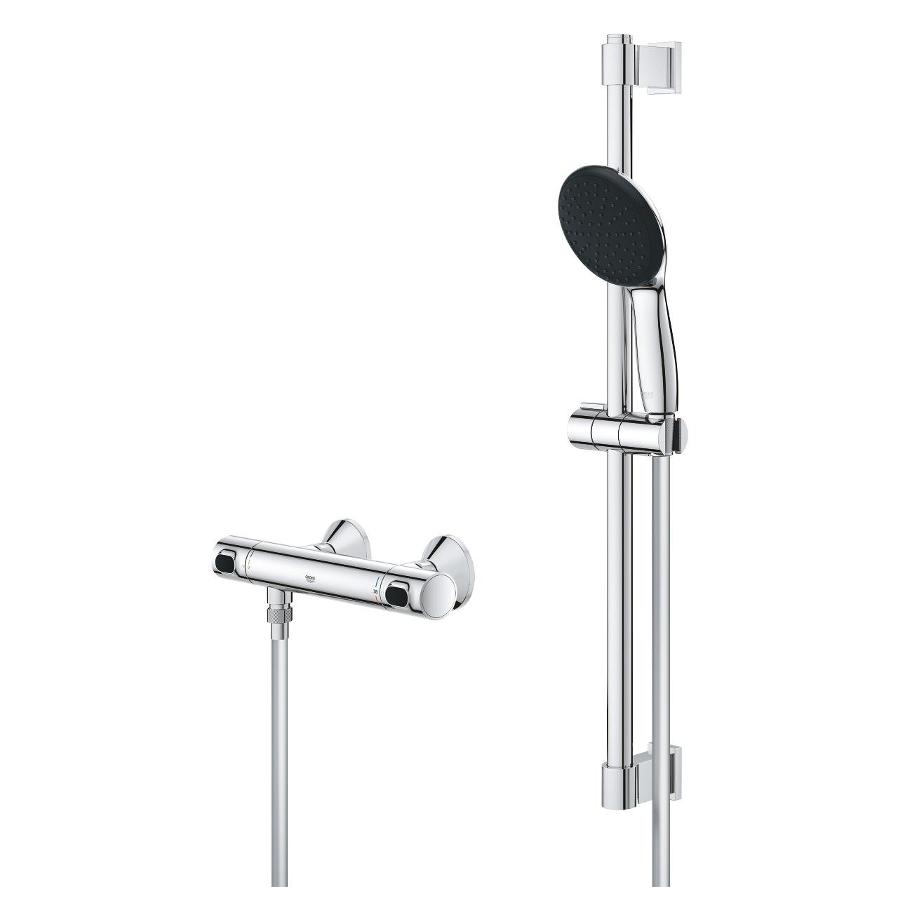 Змішувач для душу Grohe QuickFix Precision Flow 34805001 CV033296 з термостатом Хром (214254) - фото 3