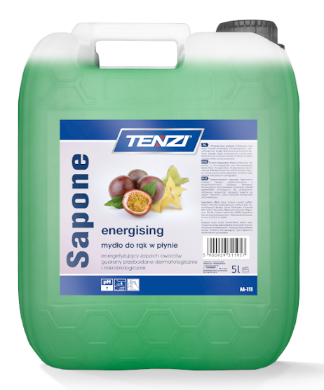 Мыло для рук и тела жидкое с ароматом Tenzi Sapone Energizing 5 л