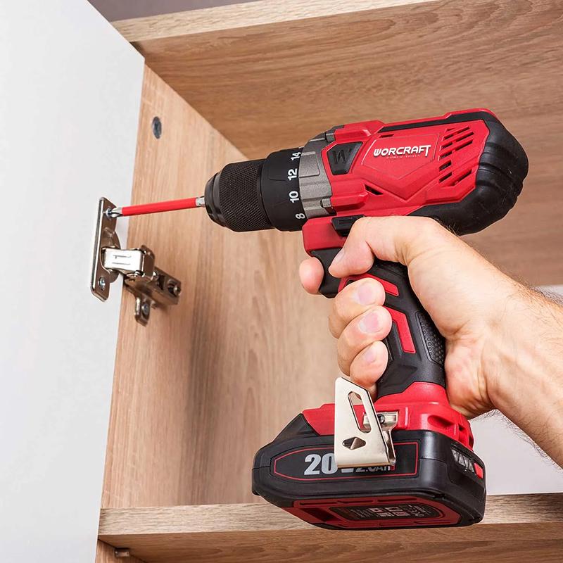 Шуруповерт акумуляторний Worcraft CD-S20LiW з акумулятором 2А і і зарядним 40Нм - фото 9 Шуруповерт акумуляторний Worcraft CD-S20LiW з акумулятором 2А і і зарядним 40Нм - фото 9