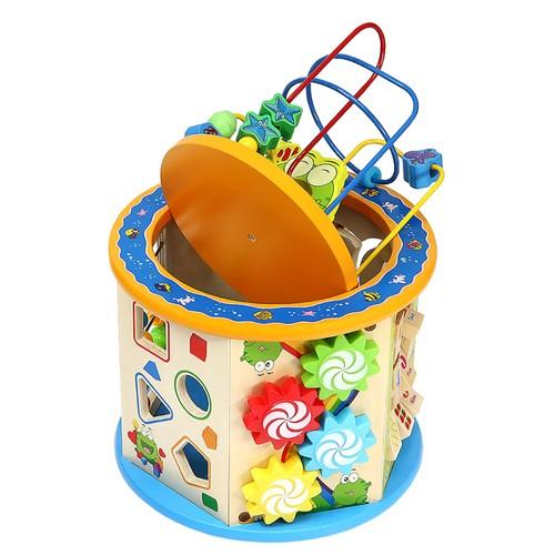 Куб деревянный развивающий 8в1 - фото 4 Куб деревянный развивающий 8в1 - фото 4